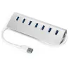 Splitter aus Aluminium - USB 3.0 - USB mit 7 Anschlüssen - HUB