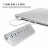Splitter aus Aluminium - USB 3.0 - USB mit 7 Anschlüssen - HUB