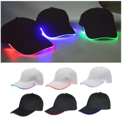 Baseballkappe - verstellbar - mit LED