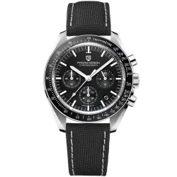 PAGANI DESIGN - Quarzuhr aus Edelstahl - wasserdicht - schwarz