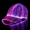 Baseballkappe - Glasfaser - LED - USB - weiß