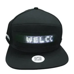 Leuchtende LED-Baseballkappe - Bluetooth-Steuerung