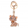 Crystal cat - keychainKeyrings