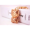 Crystal kitty - heart - bow - keychainKeyrings