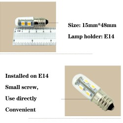 Kühlschranklampe - E14 - 1,5 W - 110 V/220 V - LED SMD 5050