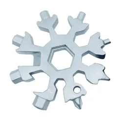 18 in 1 multi-tool - stainless steel bottle opener / screwdriver - snowflakeBar supply