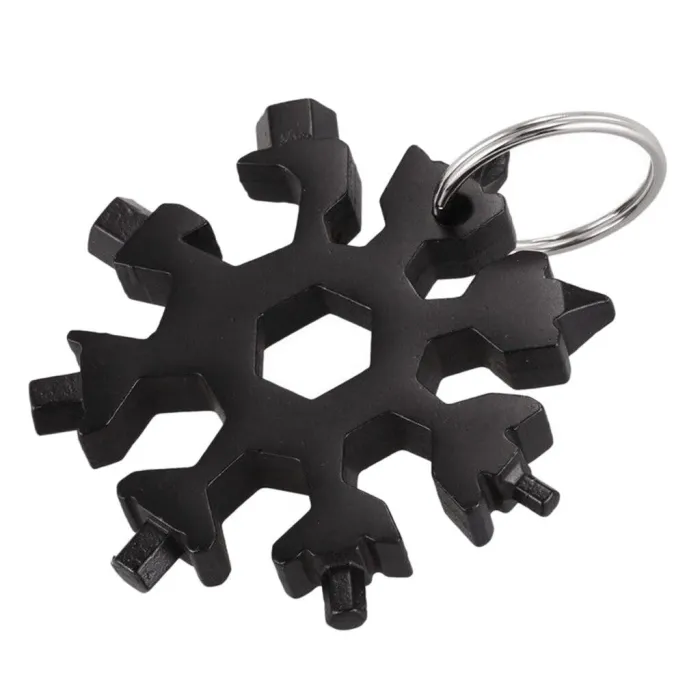 18 in 1 multi-tool - stainless steel bottle opener / screwdriver - snowflakeBar supply