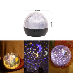 LED Lichter Projektor - Nachtlampe - drehbar - Sternenhimmel - Sternbild - Erde - Universum