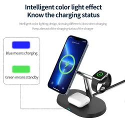 3 in 1 wireless charger - magnetic stand - fast charging - for iPhone - iWatch - AirPods - 15WAccessories