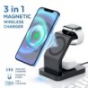 3 in 1 magnetisches kabelloses Ladegerät – schnelles Aufladen – für iPhone – Apple Watch – AirPods