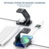 3 in 1 magnetisches kabelloses Ladegerät – schnelles Aufladen – für iPhone – Apple Watch – AirPods