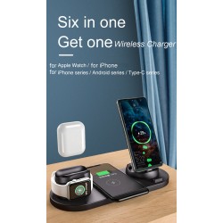 Kabelloses Ladegerät – Schnellladestation – für iPhone – Apple Watch – AirPods