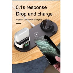 Kabelloses Ladegerät – Schnellladestation – für iPhone – Apple Watch – AirPods