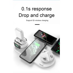 Kabelloses Ladegerät – Schnellladestation – für iPhone – Apple Watch – AirPods