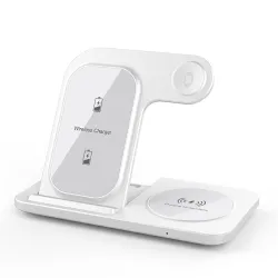Kabelloses 3-in-1-Ladegerät – Schnellladestation – für iPhone – AirPods – Apple Watch – Samsung