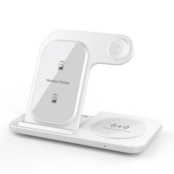Kabelloses 3-in-1-Ladegerät – Schnellladestation – für iPhone – AirPods – Apple Watch – Samsung