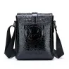 Vintage shoulder bag - crocodile skin patternBags