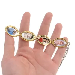 Expandable photo locket - with necklaceNecklaces