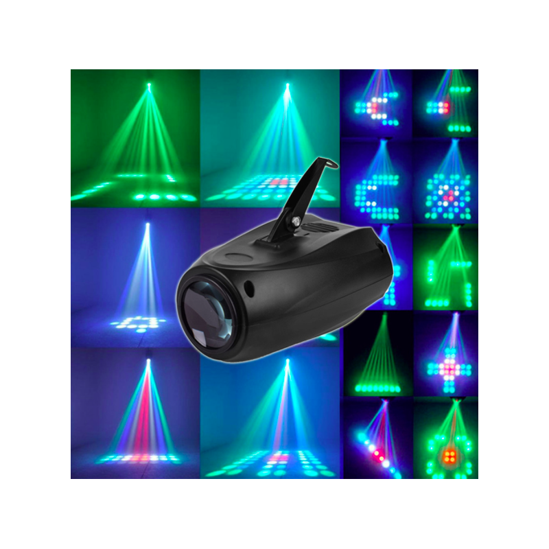 Stage laser lamp - light projector - LED - 64 RGBW - 10WStage & events lighting Stage laser lamp - light projector - LED - 64 RGBW - 10WStage & events lighting