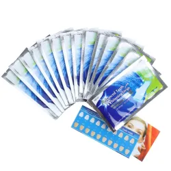 Professional teeth whitening - bleaching gel strips - 28 piecesMouth