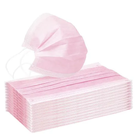 Mund-/Gesichtsschutzmaske - Einweg - Antibakteriell - Rosa