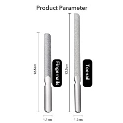 Doppelseitige Nagelfeile - Edelstahl