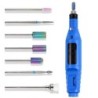 Ceramic diamond nail drill bits - manicure / pedicure - 7 piecesNail drills