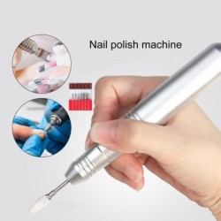 Elektrischer Mini-Nagelpolierer/Bohrer – Set mit Bits – Maniküre/Pediküre – 35000 U/min