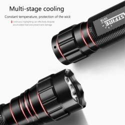 Q5 T6 - 5000lm - LED flashlight - 18650 battery - USB charger - red lightTorches