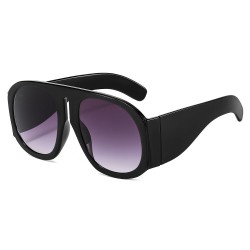Runde große Sonnenbrille - Unisex - UV 400