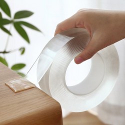 Double-sided nano-tape - adhesive - transparent - reusable - waterproofAdhesives & Tapes