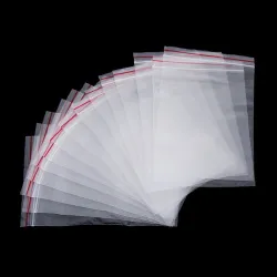 15 * 20 cm - Druckverschluss - wiederverschließbare Verpackung Plastiktüten - 100 Stück