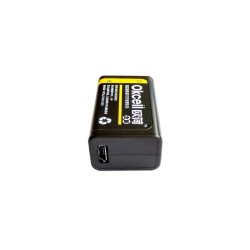 OKCELL - Lithiumbatterie - wiederaufladbar - USB - 9V - 800 mAh