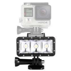 Unterwasser-LED-Tauchlampe - für GoPro - 30 m