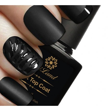 Schwarzer matter Überlack - Nagellack - 10ml