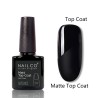 Schwarzer matter Überlack - Nagellack - 10ml