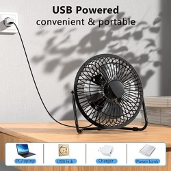 Mini-Tischventilator - Ventilator - Ultraleise - USB