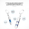 Anti-static keychain - high voltage - with LED lightKeyrings