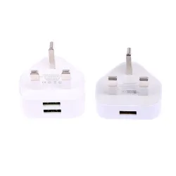 Universelles Wandladegerät - mit 1 - 2 USB-Anschlüssen - UK-Stecker