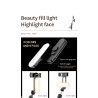 L15 - selfie stick - foldable mini tripod - with fill light - Bluetooth - remote shutterSelfie sticks
