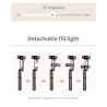 L15 - selfie stick - foldable mini tripod - with fill light - Bluetooth - remote shutterSelfie sticks