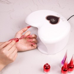 Nageltrockner in Herzform - LED - UV - 96W