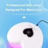 Nageltrockner in Herzform - LED - UV - 96W