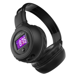 Zealot B570 - Bluetooth-Kopfhörer - Headset - LCD-Display - Micro-SD-Steckplatz - Mikrofon - Rauschunterdrückung