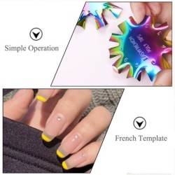 French manicure stencilEquipment