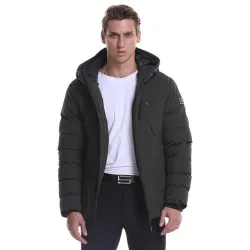 USB - elektrisch beheizte Thermojacke mit Kapuze / Reißverschlüssen