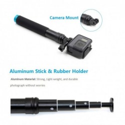 Ausziehbarer Hand-Selfie-Stick – Teleskopstange – Aluminiumlegierung – für GoPro / Xiaoyi / SJCAM