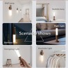 LED-Wandleuchte aus Holz - Infrarot- / Nachtsensor - kabellos - USB-Aufladung