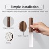 LED-Wandleuchte aus Holz - Infrarot- / Nachtsensor - kabellos - USB-Aufladung