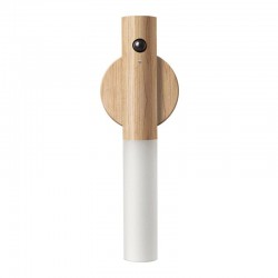 LED-Wandleuchte aus Holz - Infrarot- / Nachtsensor - kabellos - USB-Aufladung
